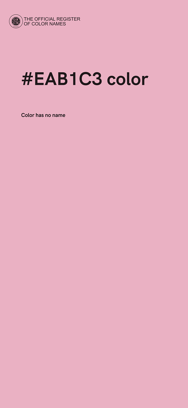 #EAB1C3 color image