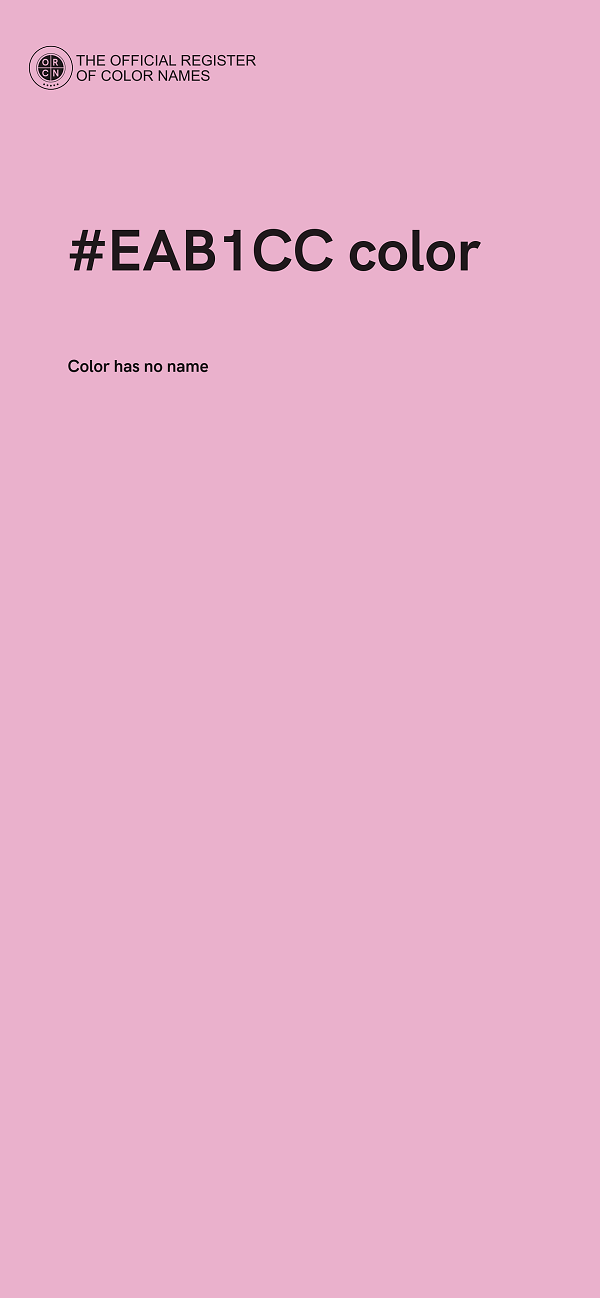 #EAB1CC color image