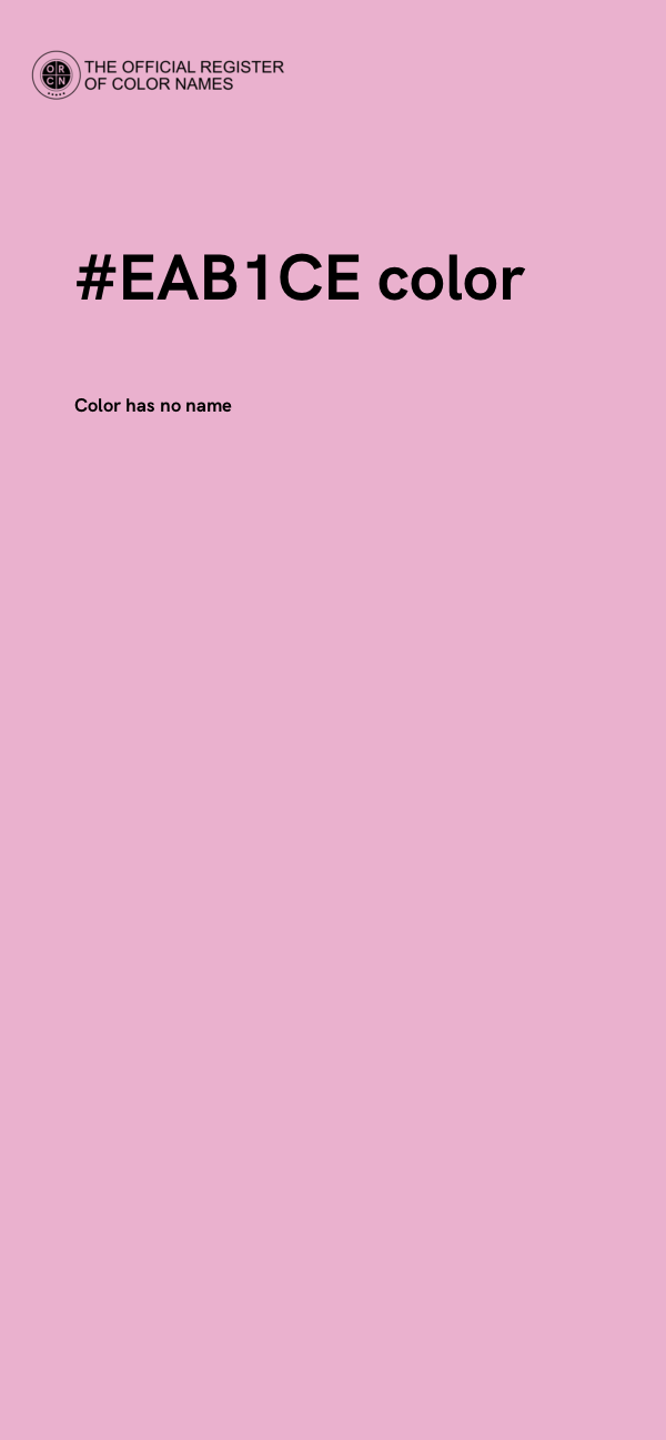 #EAB1CE color image