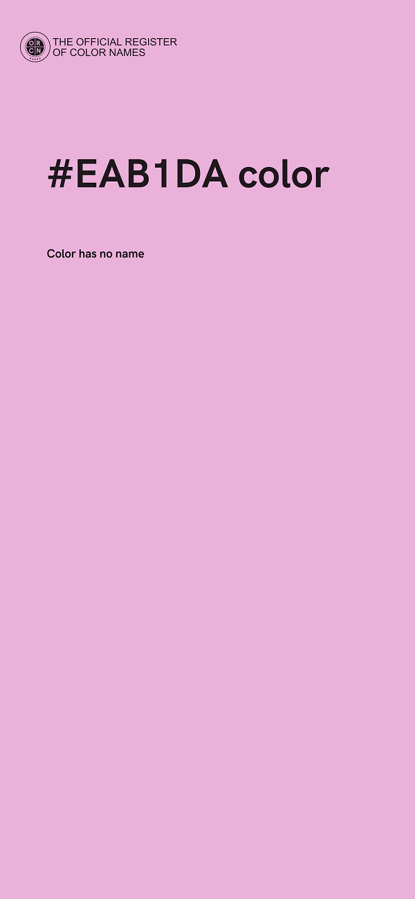 #EAB1DA color image