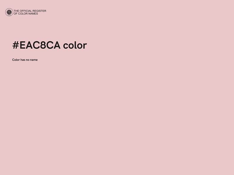 #EAC8CA color image