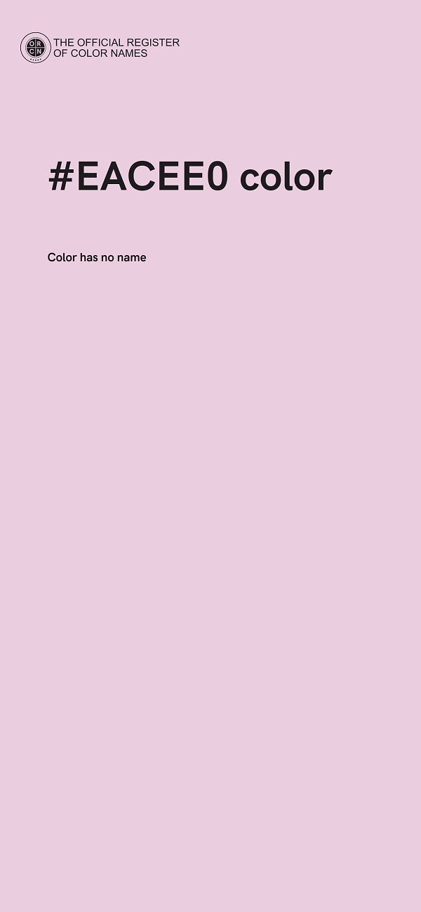 #EACEE0 color image