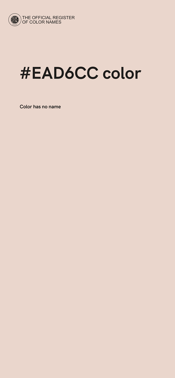 #EAD6CC color image