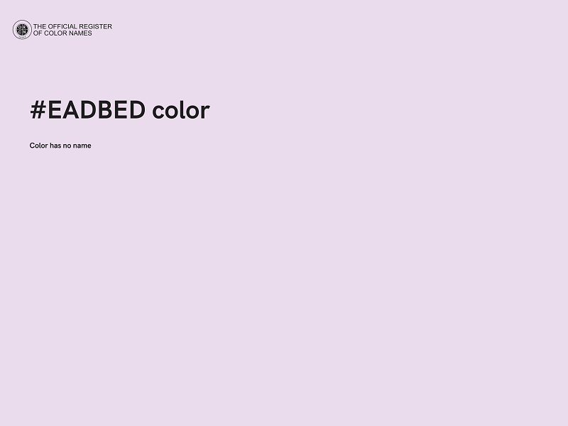 #EADBED color image