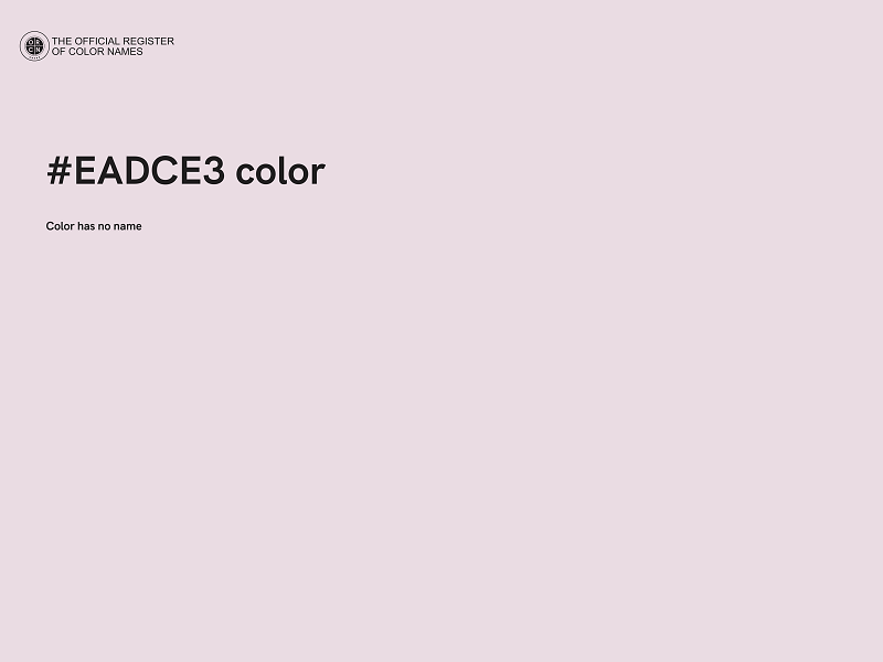 #EADCE3 color image