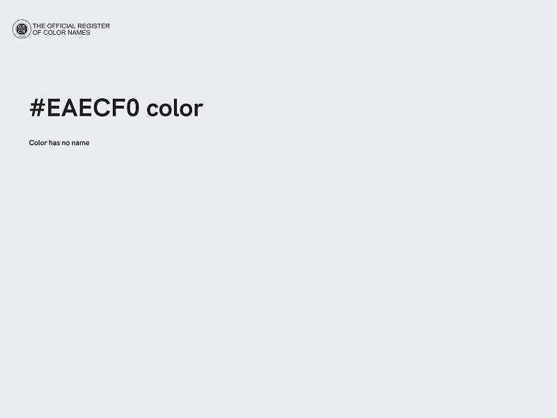 #EAECF0 color image