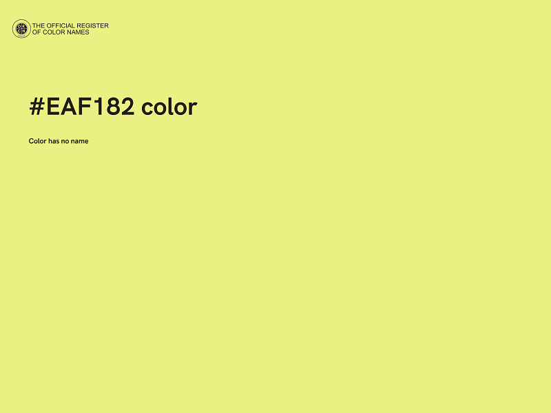 #EAF182 color image