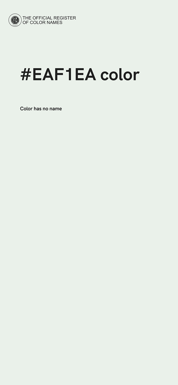 #EAF1EA color image