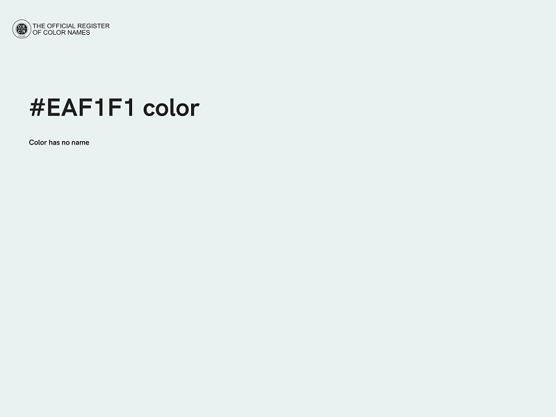 #EAF1F1 color image