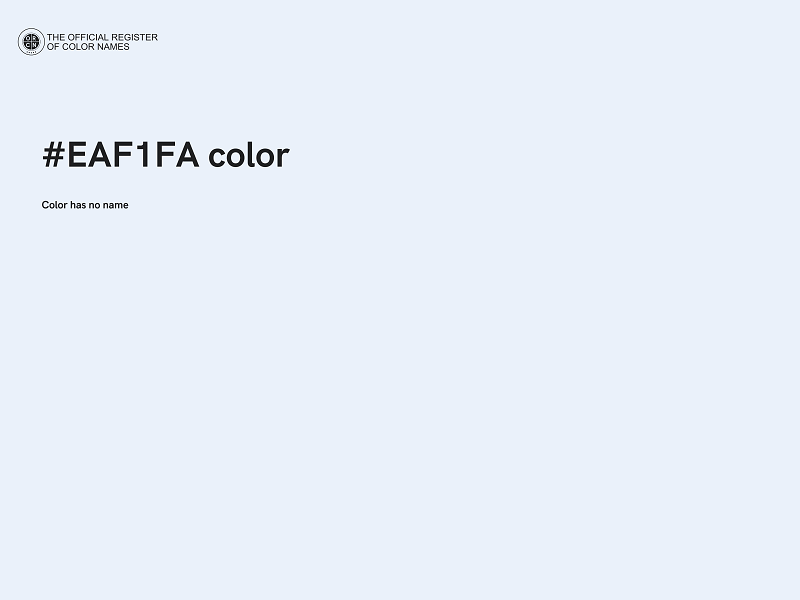 #EAF1FA color image