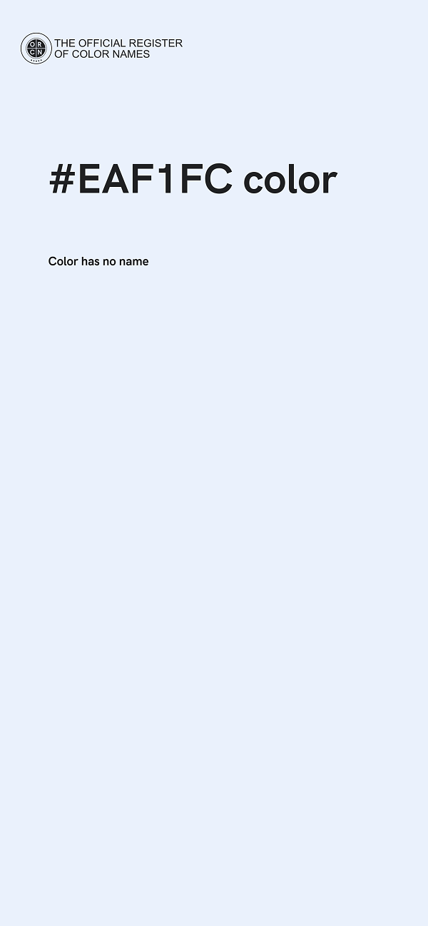 #EAF1FC color image
