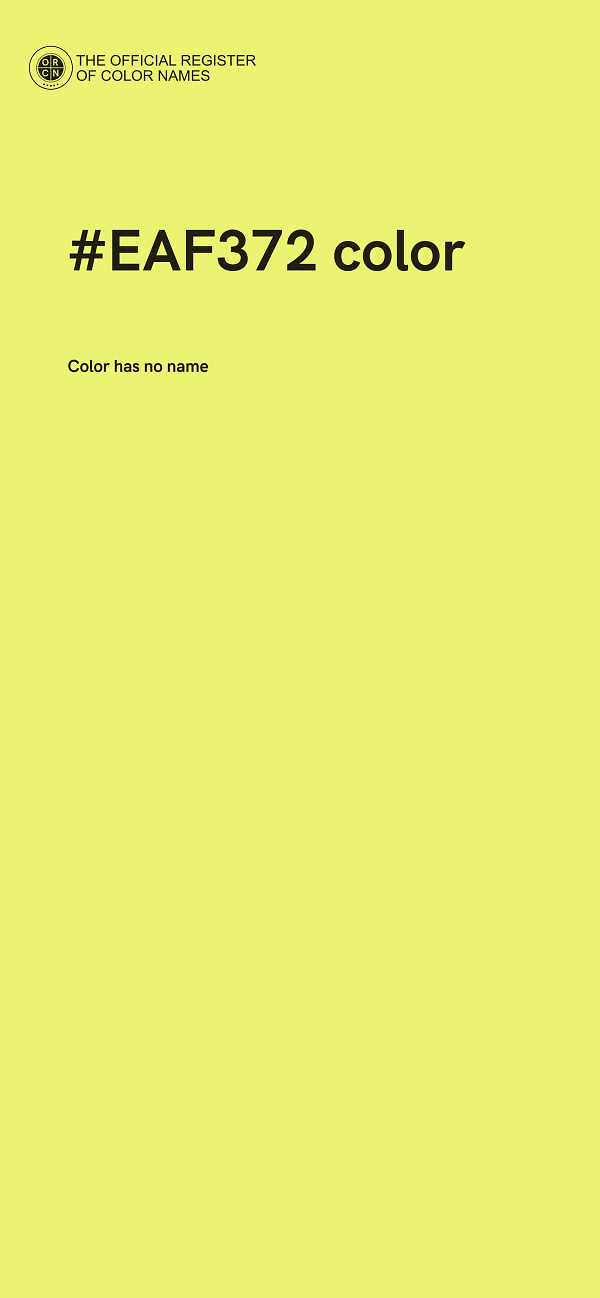 #EAF372 color image