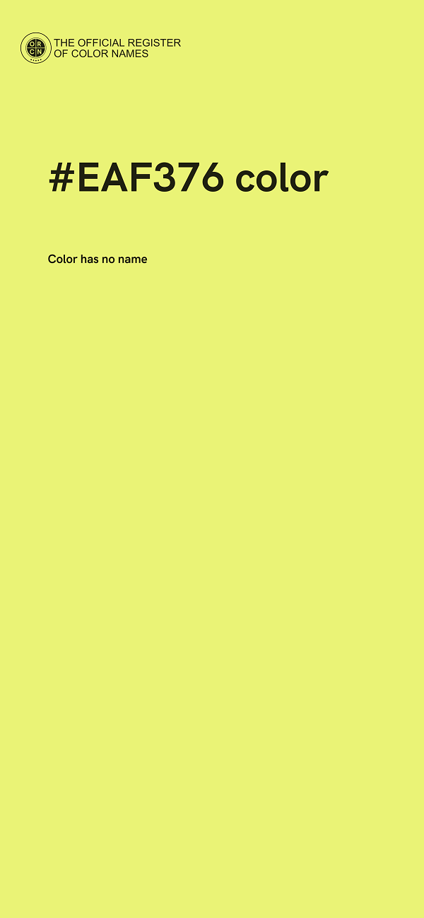 #EAF376 color image