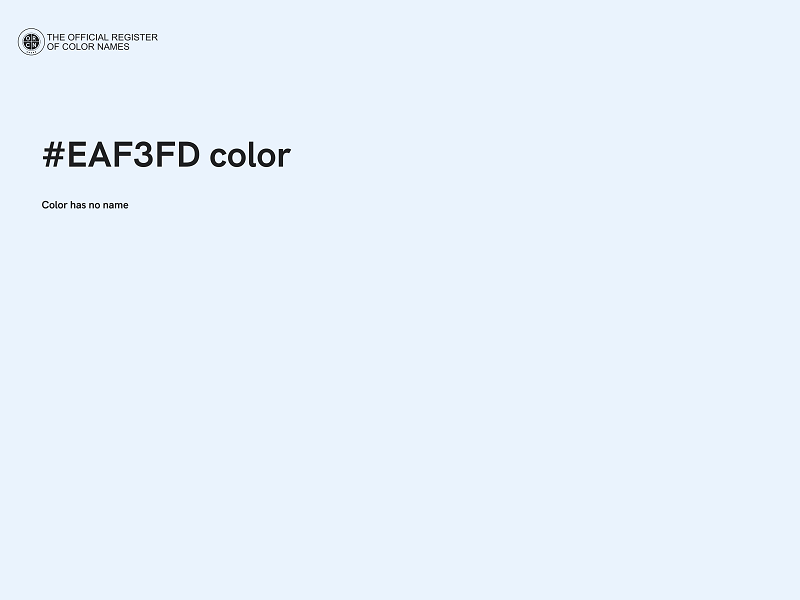 #EAF3FD color image