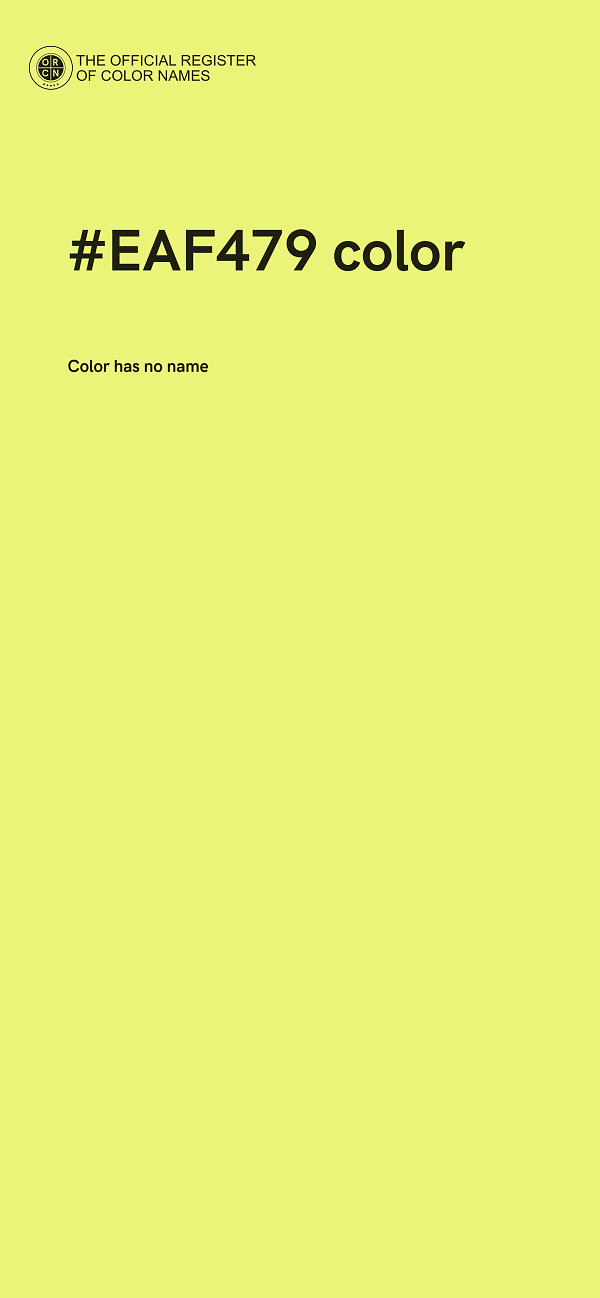 #EAF479 color image