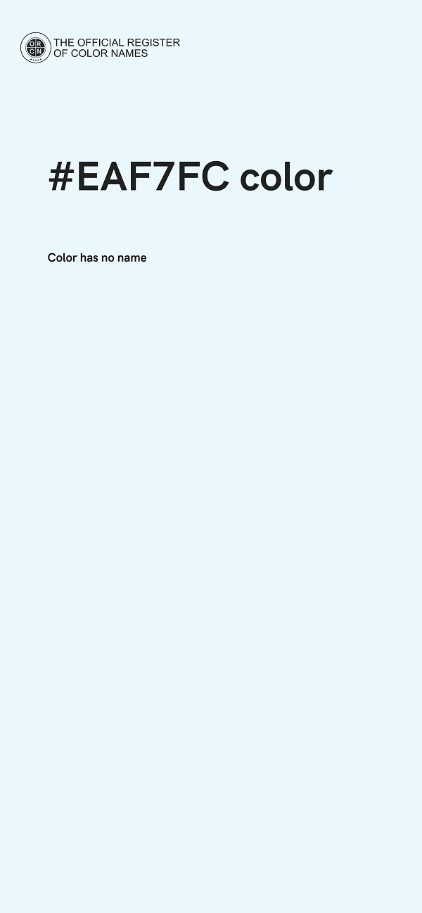 #EAF7FC color image