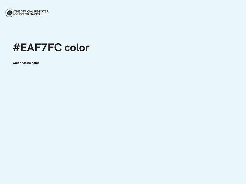#EAF7FC color image