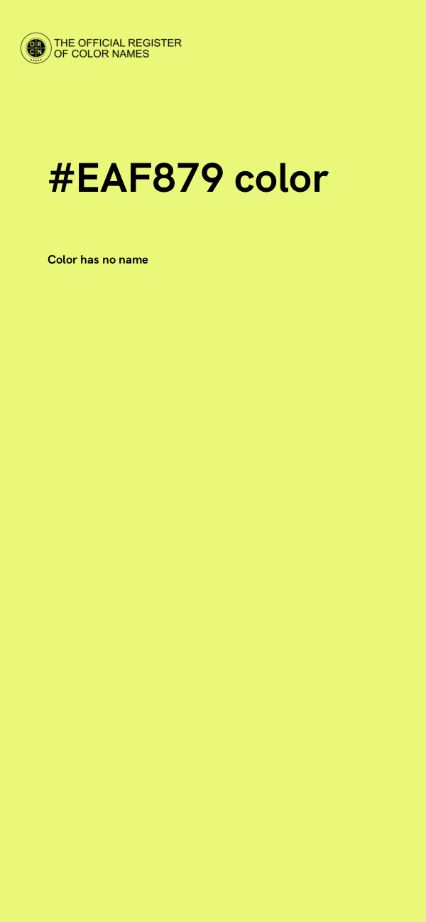 #EAF879 color image