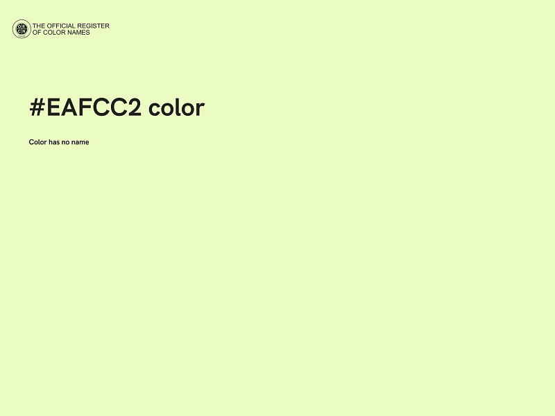 #EAFCC2 color image
