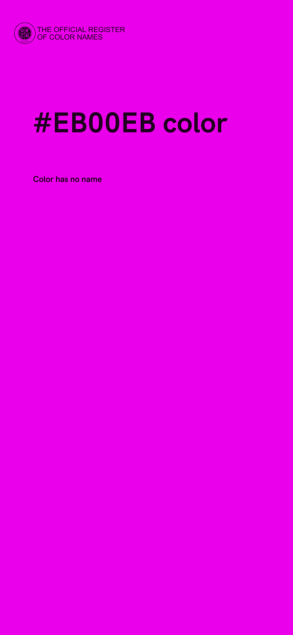 #EB00EB color image