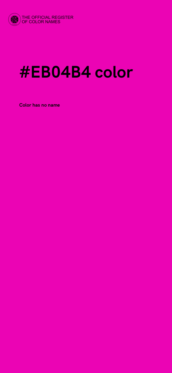 #EB04B4 color image