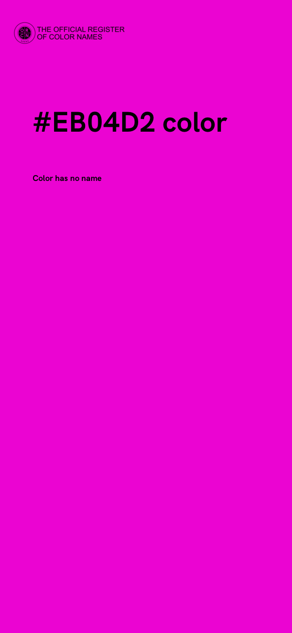 #EB04D2 color image