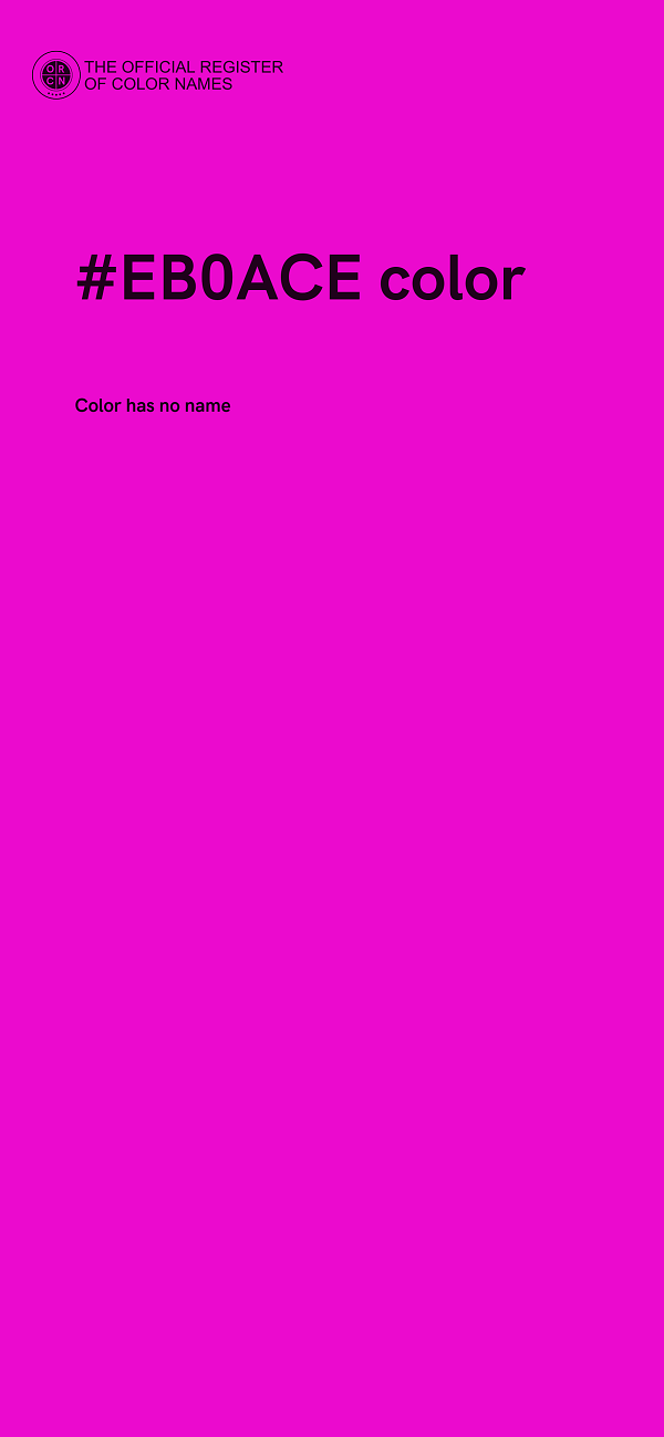 #EB0ACE color image