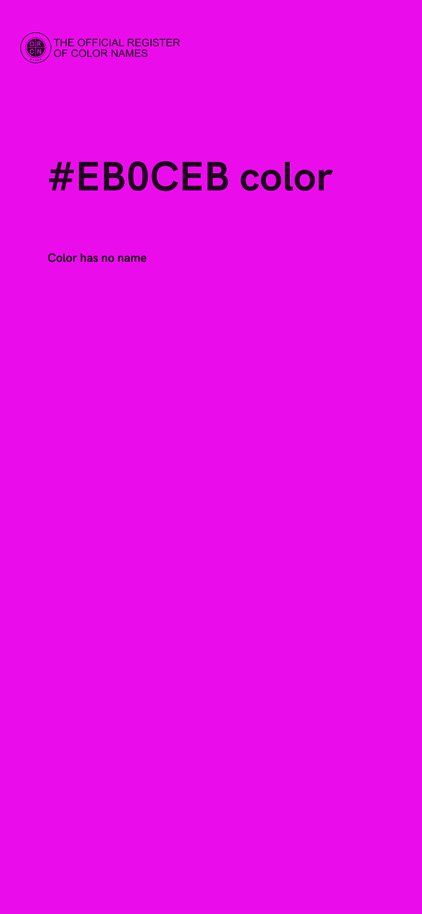 #EB0CEB color image