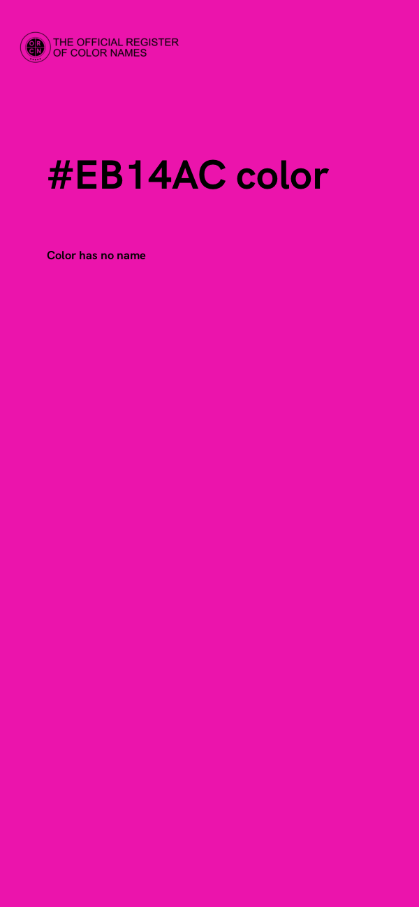 #EB14AC color image