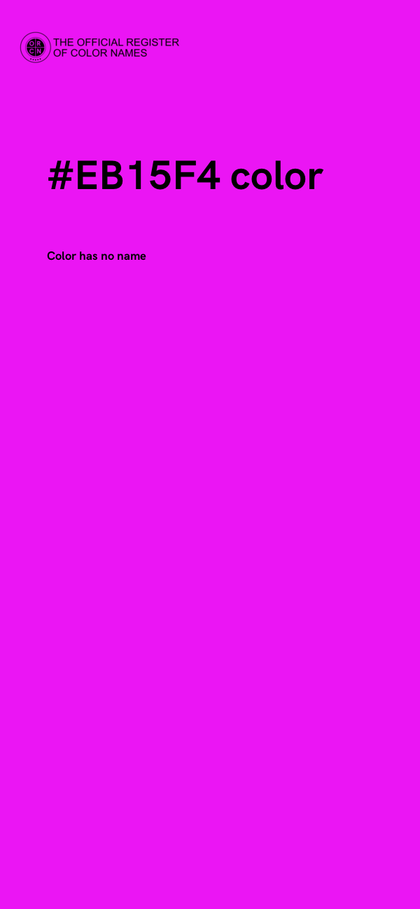 #EB15F4 color image