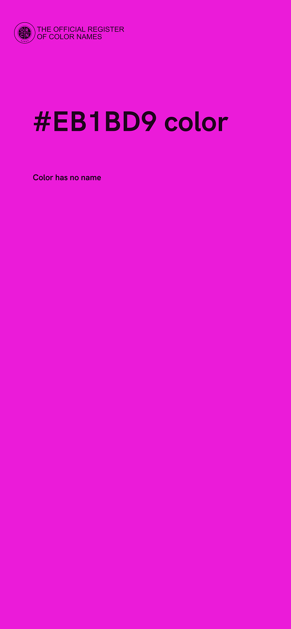 #EB1BD9 color image