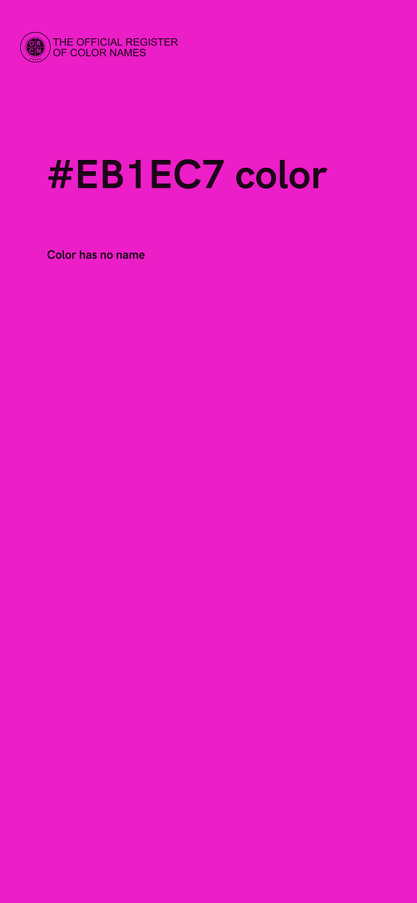 #EB1EC7 color image