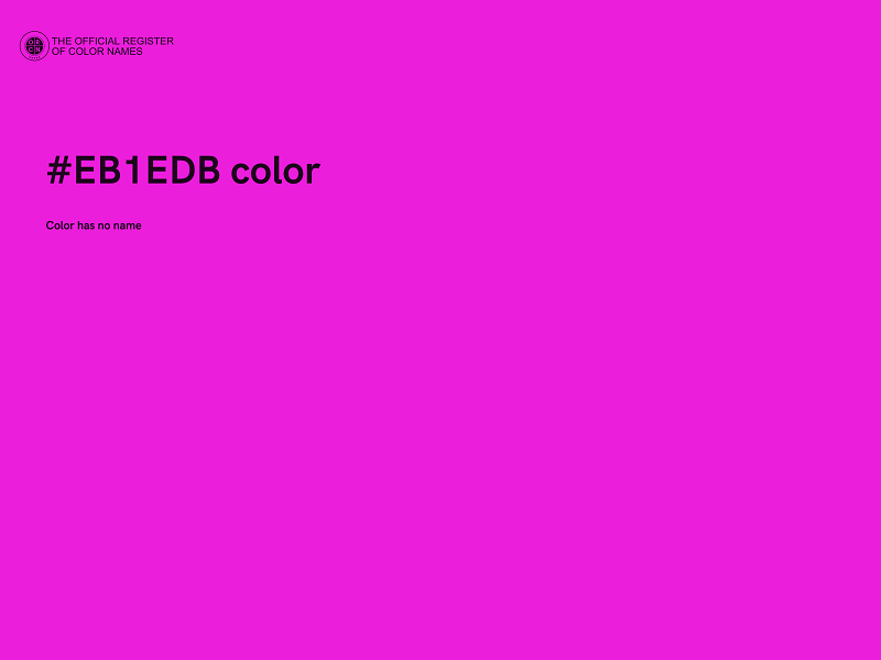 #EB1EDB color image