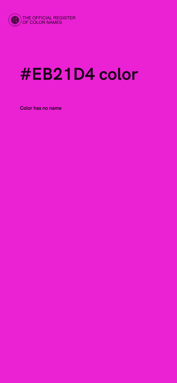 #EB21D4 color image