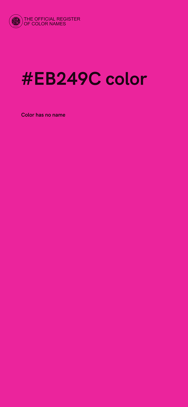 #EB249C color image