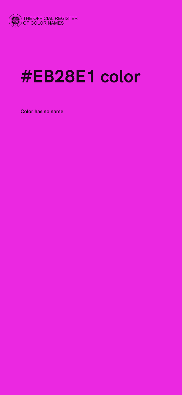 #EB28E1 color image