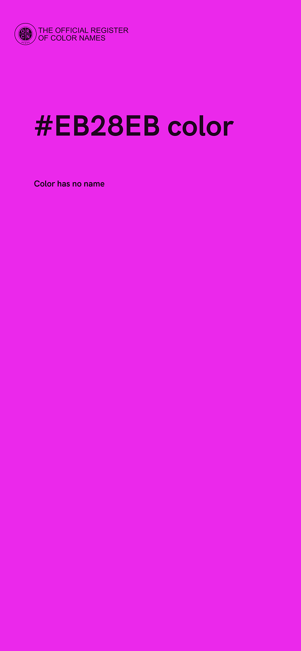 #EB28EB color image