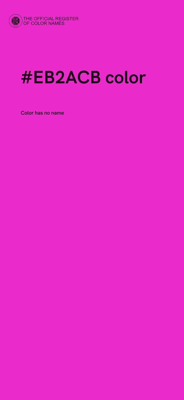 #EB2ACB color image