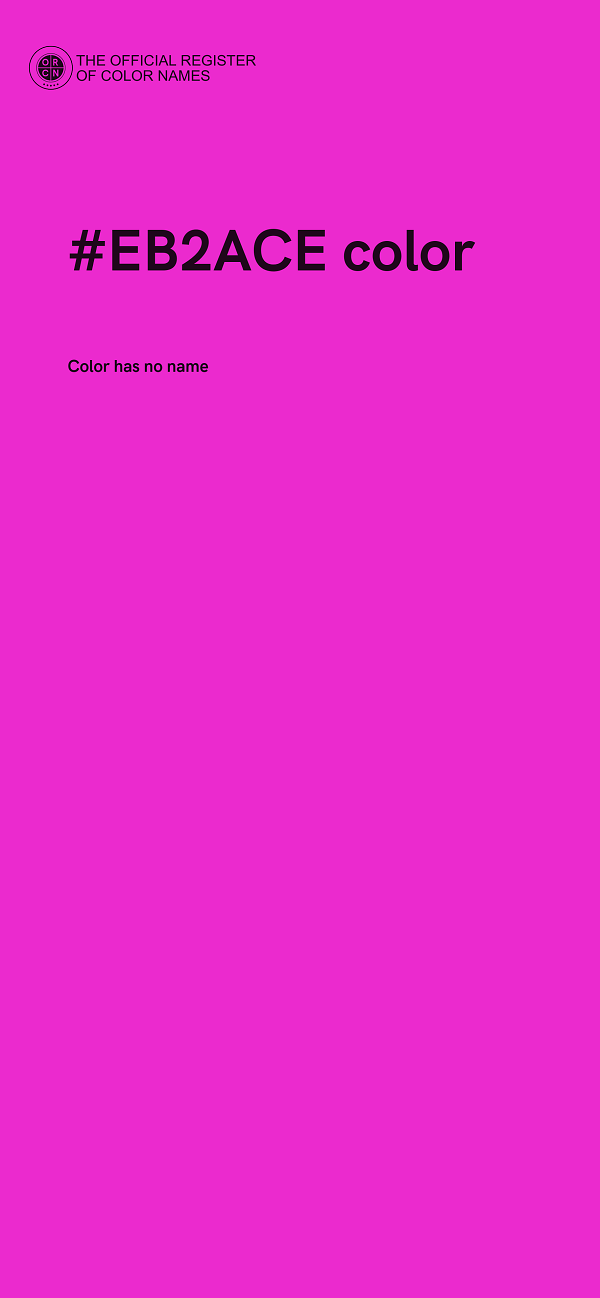 #EB2ACE color image