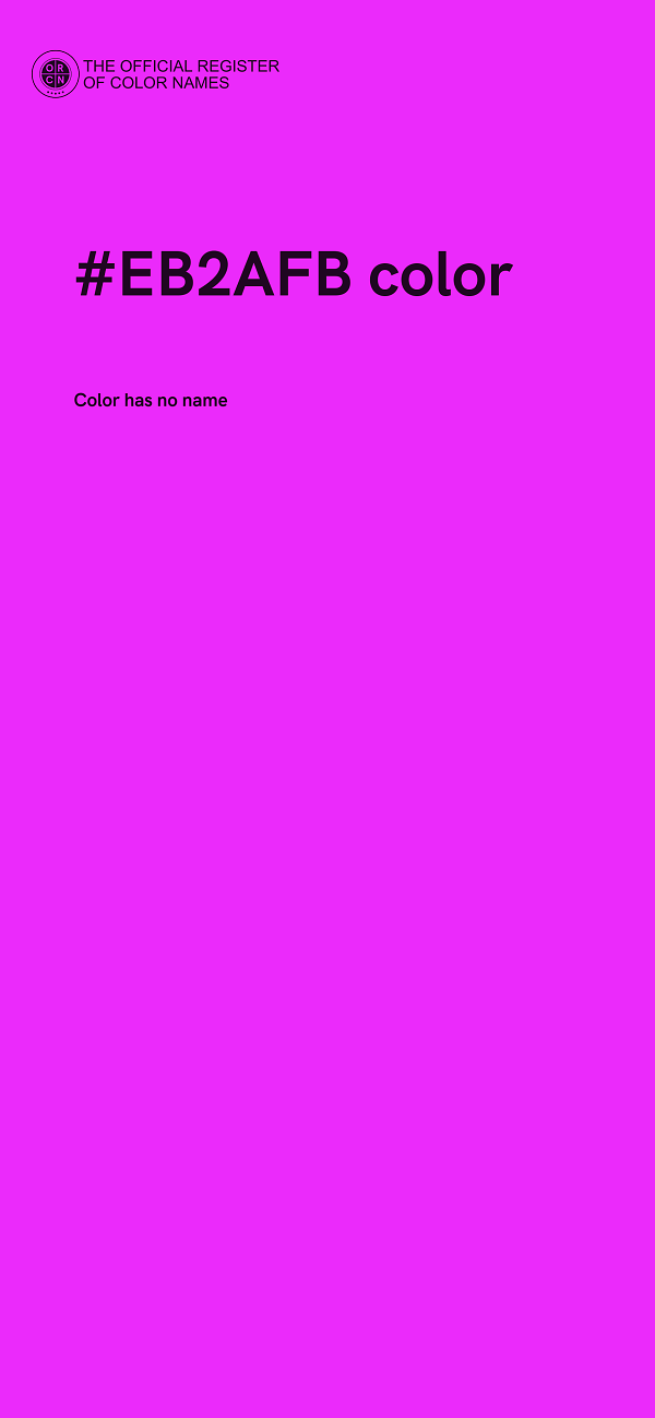 #EB2AFB color image