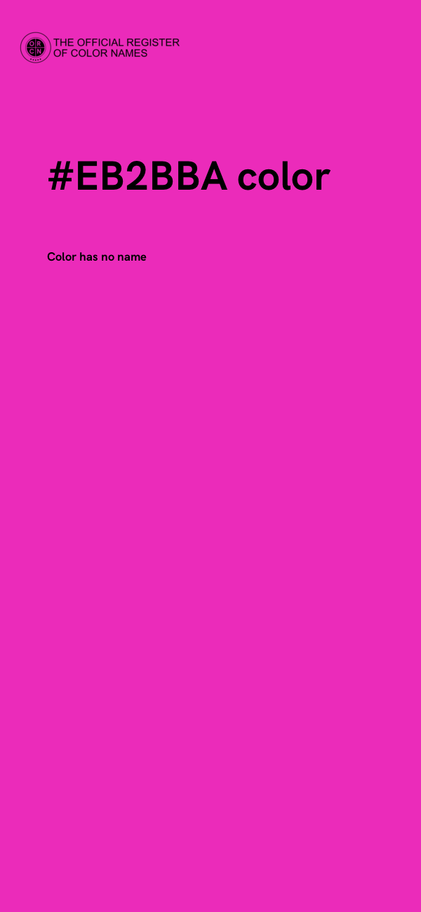 #EB2BBA color image