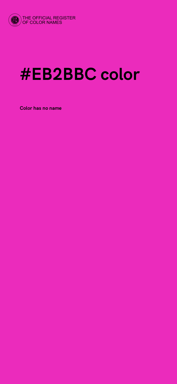 #EB2BBC color image