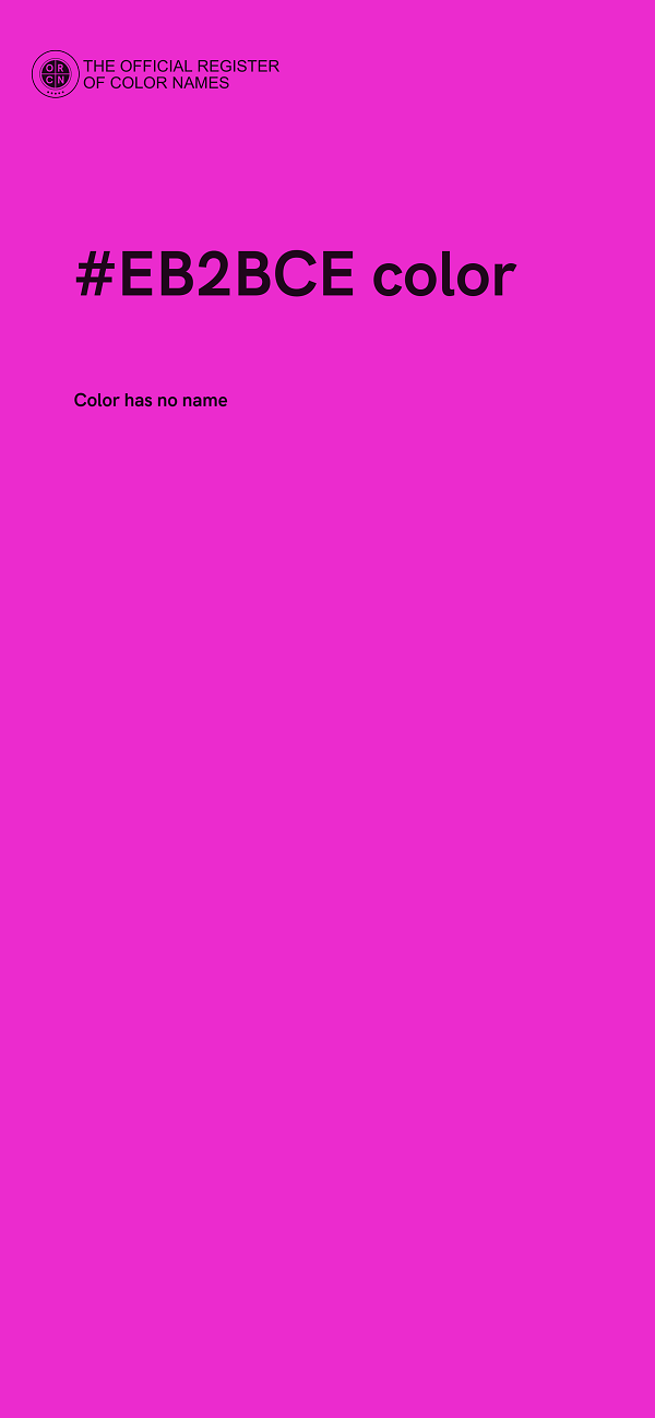 #EB2BCE color image