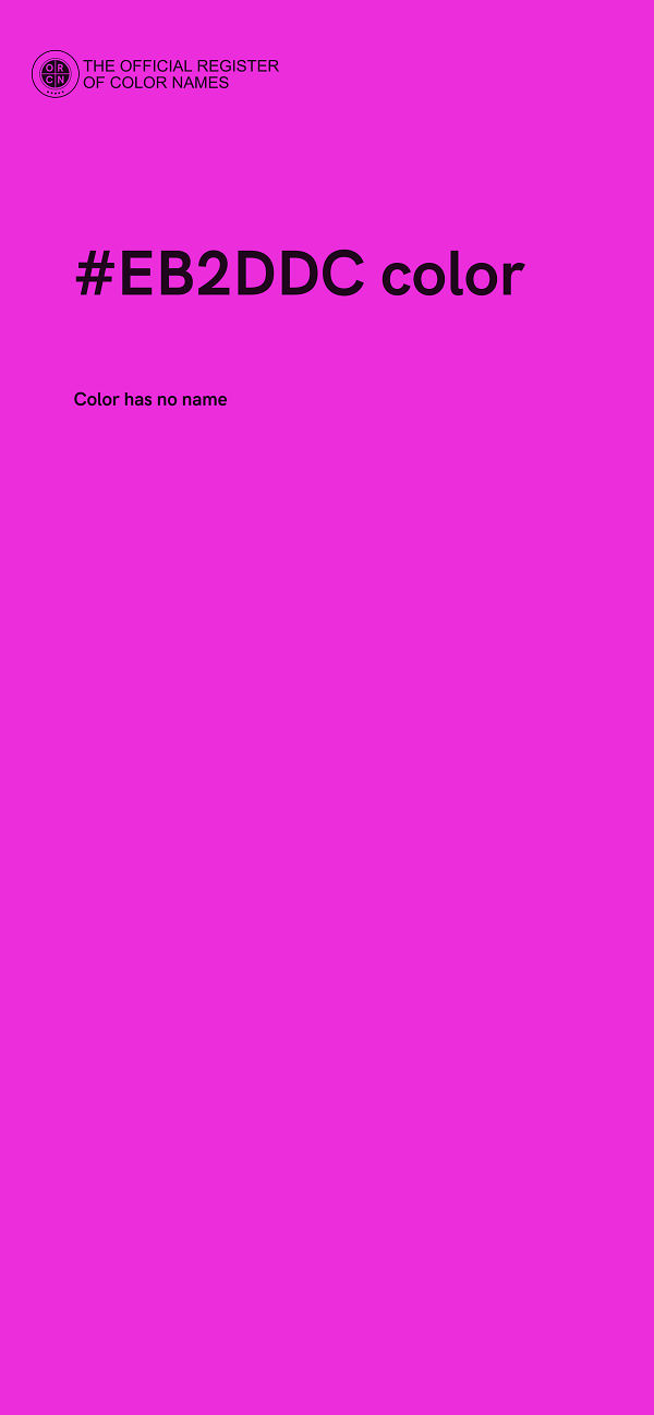 #EB2DDC color image