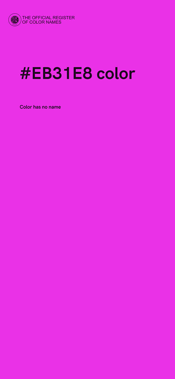 #EB31E8 color image
