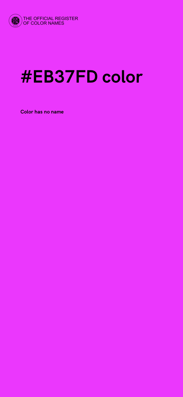 #EB37FD color image