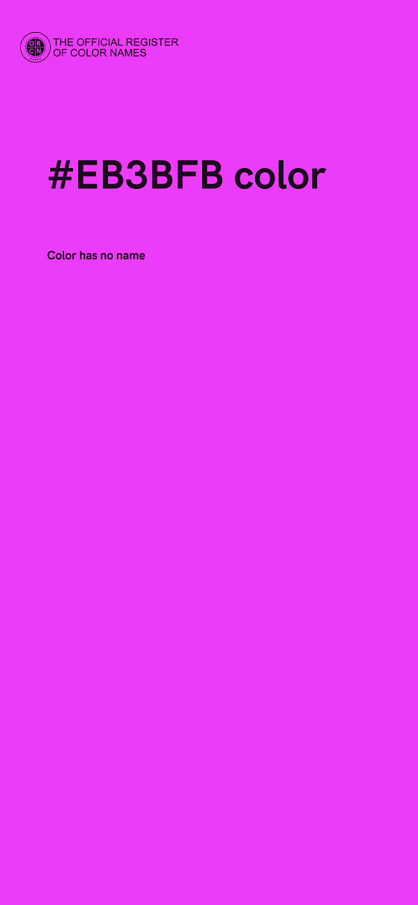 #EB3BFB color image