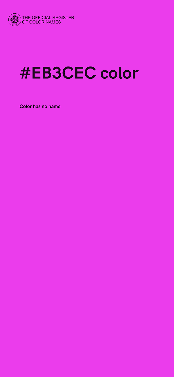 #EB3CEC color image