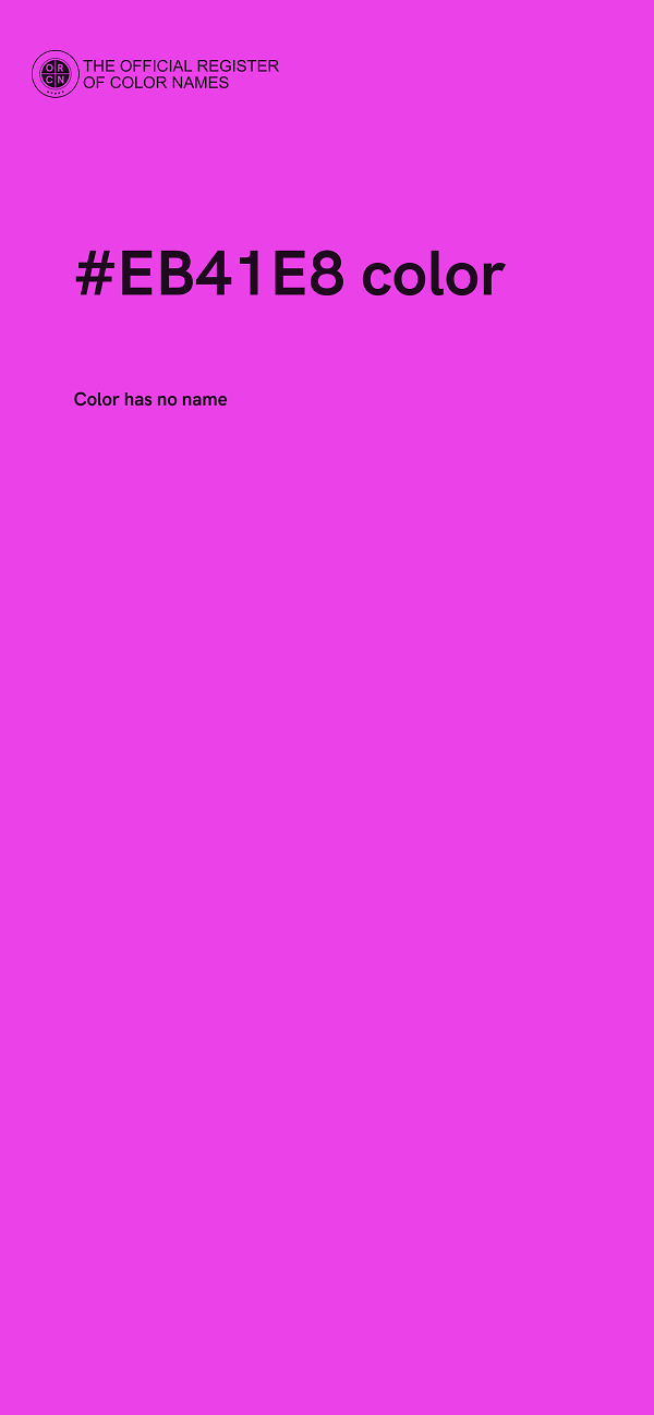 #EB41E8 color image