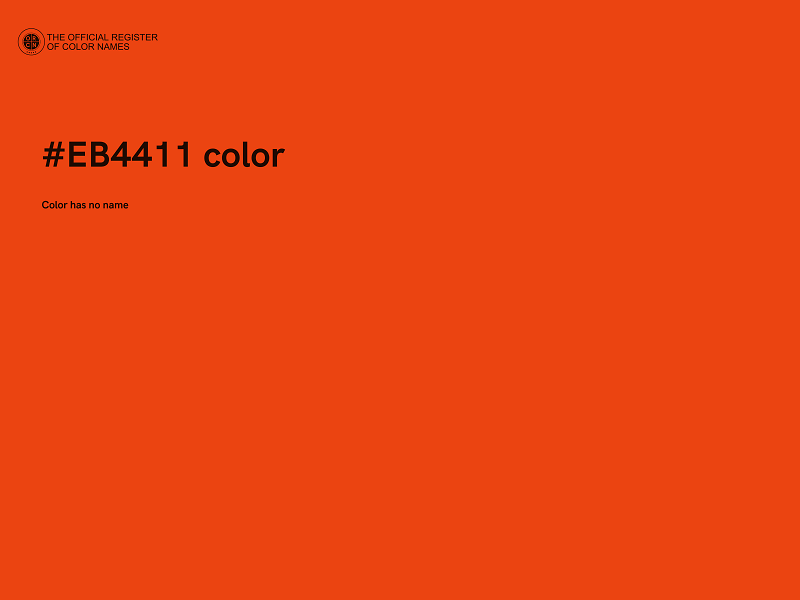 #EB4411 color image